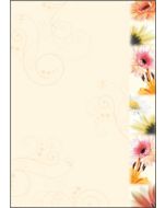 SIGEL DP788 : Lot de 50 feuilles de papier - Style de fleurs