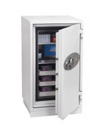 PHOENIX  DATA COMMANDER DS4621E : Armoire forte ignifugée - Serrure électronique - Coupe-feu 2 Heures - 143 Litres ouvert