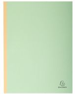 EXACOMPTA : Chemises à soufflet dos toilé - Vert pré (Papier recyclé)