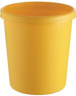 Corbeille à Papier Jaune - 18 litres HELIT Poubelle image