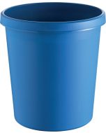 Corbeille à papier avec rebord 18 litres - Bleu HELIT Image