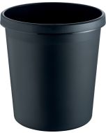 HELIT  : Corbeille à papier 18 litres - Noir H6105895