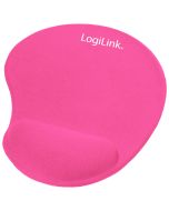 Tapis de souris rose avec repose-poignet : LOGILINK ID0027P Image