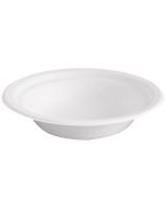 Image Assiette creuse jetable en canne à sucre - 680 ml NATURE STAR