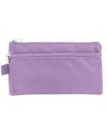 Trousse plate pour stylos - Violet pastel KANGARO 
