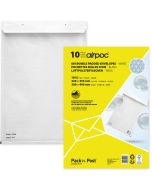 Lot de 10 Pochettes d'expédition matelassées - Blanc - 320 x 455 mm : MAIL MEDIA Visuel