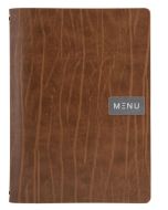 Chemise pour menu A5 en plastique - Beige SIGEL