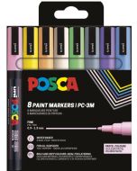 Marqueur peinture - Assortiment POSCA PC1MR Lot de 8