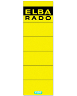 Photo Etiquettes pour dos de classeur - 59 x 190 mm - Jaune : ELBA 100420949