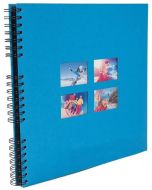 Photo Album photos à spirales - 320 x 320 mm - Bleu EXACOMPTA Milano