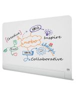 Tableau design en verre - Blanc - 1000 x 560 mm NOBO Impression Pro Widescreen 45" 1905191