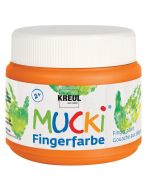Photo Peinture aux doigts MUCKI - 150 ml - Orange KREUL Arts plastiques 