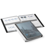 Photo Protège-documents A4 personnalisable de 80 vues - Noir DURABLE Duralook Plus