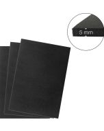Photo TRANSOTYPE : Lot de 25 plaques de mousse - 297 x 420 mm - Noir détails
