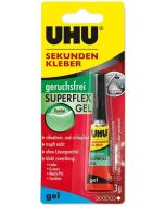 Photo Colle instantanée Gel - 3 g UHU Superflex Gel