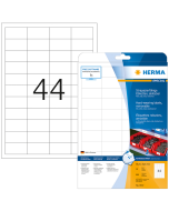 Photo Étiquettes adhésives ultra résistantes amovibles - 48,3 x 25,4 mm - Blanc HERMA