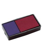 Photo TRODAT : Lot de 2 cassettes pour Print Dater 6/4912/2 - Bleu / Rouge