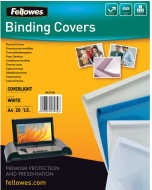 Photo FELLOWES 5379601 Chemise pour thermoreliure A4 - 1-8 feuilles - Blanc