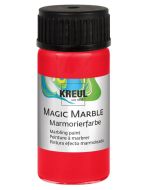 Photo KREUL : Peinture à marbrer Magic Marble - 20 ml - Flacon Rouge