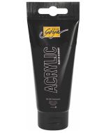 Photo Peinture acrylique Noir Tube de 100 ml : KREUL Solo Goya Acrylic 84126