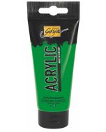 Photo Peinture acrylique Vert permanent Tube de 100 ml : KREUL Solo Goya Acrylic 84133