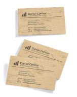 Photo SIGEL : Lot de 100 cartes de visite 3C beige marbré - 225 g
