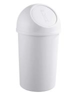 Photo Corbeille à papier avec couvercle 45 litres - Gris clair : HELIT H2401382