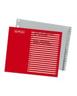 Photo Jeu de 20 Intercalaires alphabétiques en plastique - 225 x 180 mm : HERLITZ 10843514 