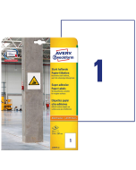 Photo Étiquettes ultra adhésives pour impression - 210 x 297 mm A4 - Blanc AVERY