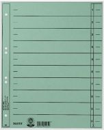 Photo Lot de 100 Intercalaires en carton 240 x 300 mm - Vert : LEITZ 1658-00-55