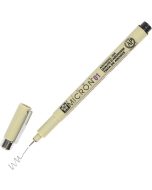 Photo Stylo feutre à pointe fine - 0,25 mm - Noir : SAKURA Pigma Micron 01