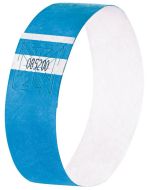SIGEL : Lot de 120 bracelets d'identification Super Soft - Bleu - EB211 - Uni