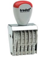 TRODAT 511596 : Tampon numéroteur - 6 bandes - 9 x 41 mm