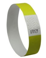 Bracelets imprimable - 256 x 19 mm - Jaune Fluo AVERY Lot de 500