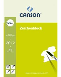 Bloc à dessin - 20 feuilles - A3 : CANSON Image