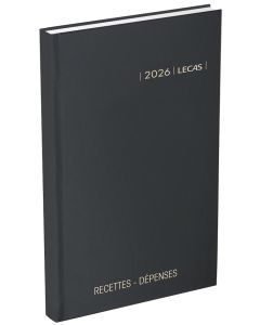 Agenda de Recettes/Dépenses 2025 LECAS CAISSE 140 x 220 mm