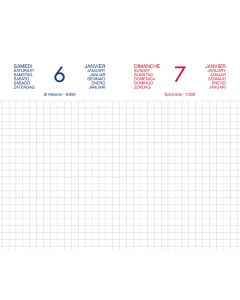 Agenda de Chantier 2026 - Journalier - 90 x 150 mm LECAS 