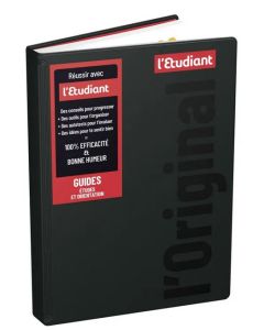 Agenda Scolaire 2025/2026 - L'Etudiant l'Original Noir OXFORD