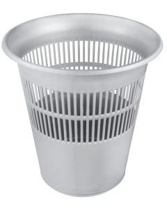 Poubelle en Plastique 11,5 litres - Argent : KEEEPER Jasper Modèle