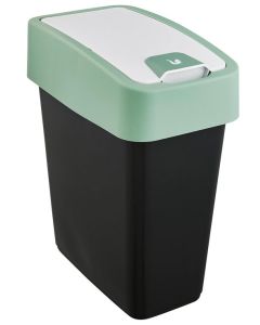 Poubelle avec couvercle - 10 litres - Anthracite/Crème KEEEPER Magne