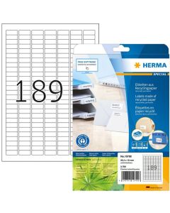 Étiquettes adhésives blanches - 210 x 297 mm HERMA Lot de 80