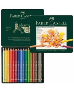 Étui de 24 Crayons de couleurs - Polychromos : FABER CASTELL Photo