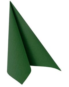 Lot de 50 Serviettes en papier - Vert foncé - 400 x 400 mm PAPSTAR ROYAL Collection  image