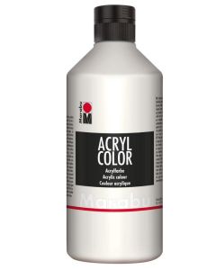 Peinture Acrylique - 500 ml - Blanc MARABU Acryl Color