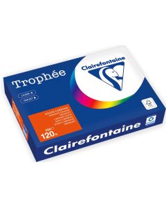 Ramette de papier de 250 feuilles A4 120g - Rouge Cardinal : CLAIREFONTAINE Trophée Visuel