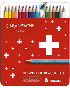 Étui de 18 Crayons de couleurs Swisscolor - Assortiment : CARAN D'ACHE Image