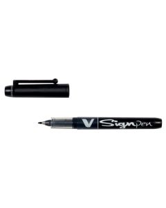 Stylo feutre V Sign Pen - Noir : PILOT Visuel