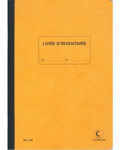 ELVE : Livre d'inventaire - 297 x 210 mm (1429 - Cahier comptable)