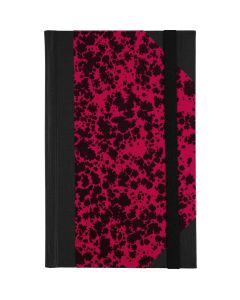 Carnet de Notes Pages lignées 17 x 11 cm - Marbré Rouge LE DAUPHIN