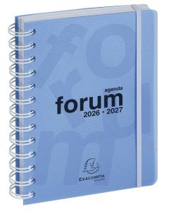 Agenda Scolaire 2026/2027 - Bleu Forum Linicolor EXACOMPTA image couverture